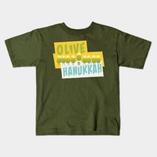 Olive Hanukkah Kids T-Shirt